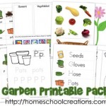 garden printable pack for preschool and kindergarten