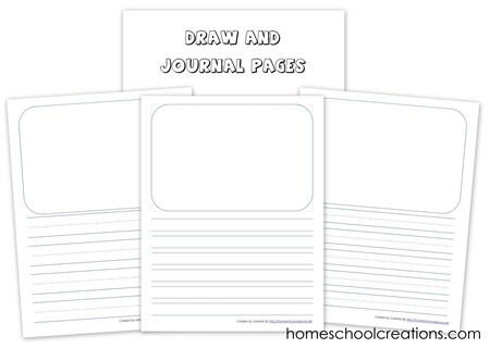 Draw and Journal Pages Printable