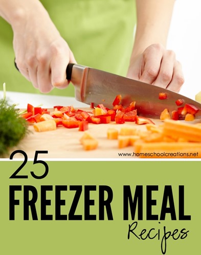 Freezer Meal Label: Style One
