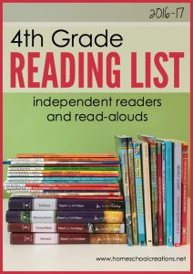 Our 4th Grade Reading List 2016