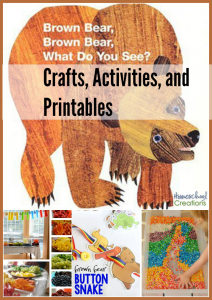 Brown Bear, Brown Bear Crafts, Activities, and Printables