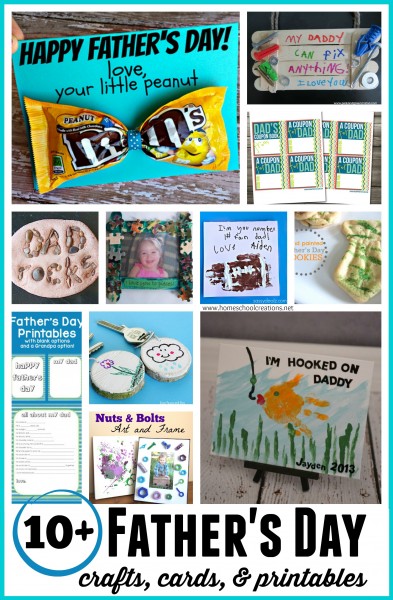 fathers day crafts cards and printables preschool and kindergarten