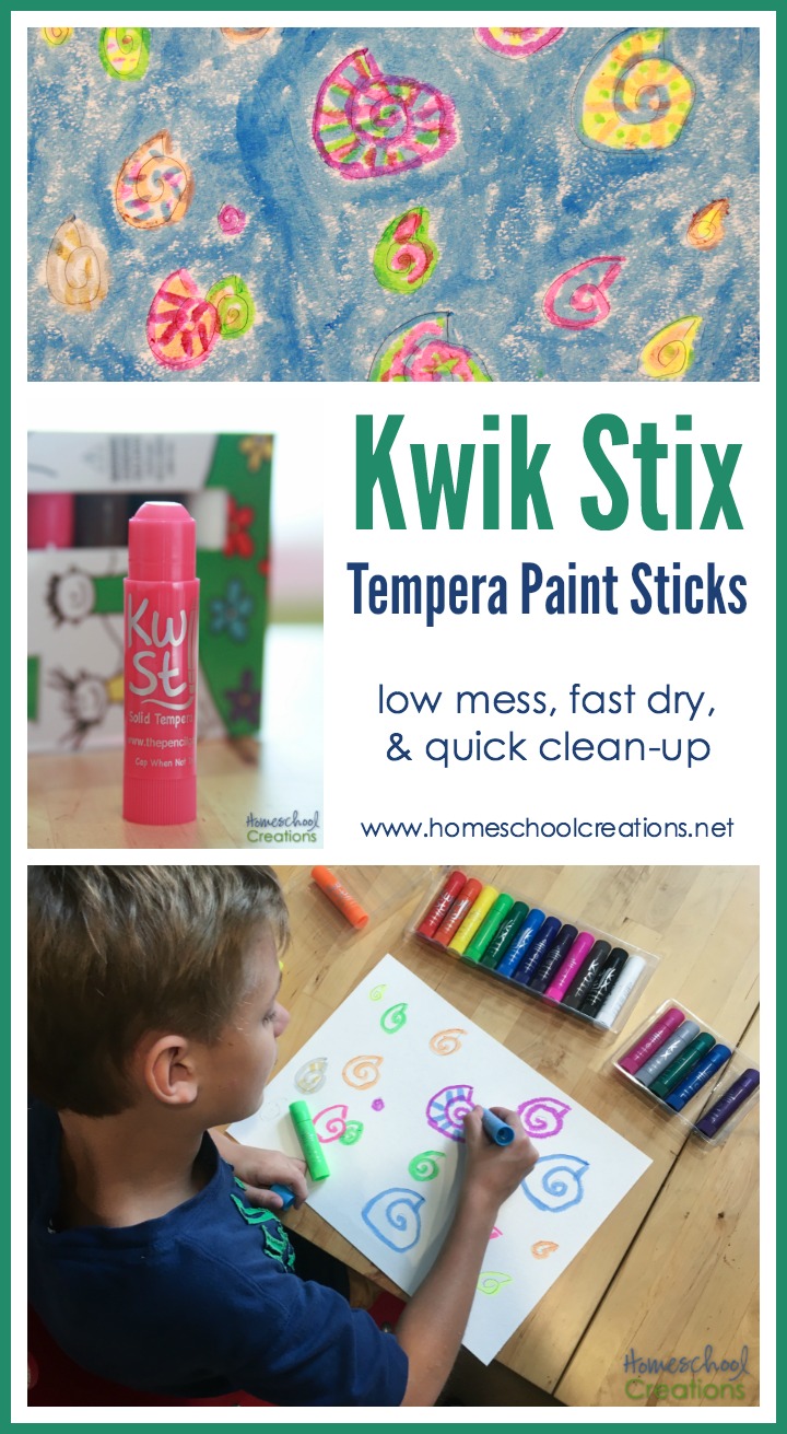 Kwik Stix 96-Piece Tempera Paint Sticks by The Pencil Grip, Inc
