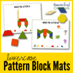 Pattern Block Mats and Cards - New Printables