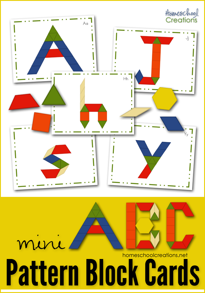 pattern blocks cards