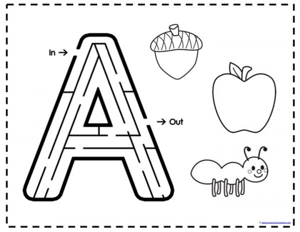 Alphabet Mazes