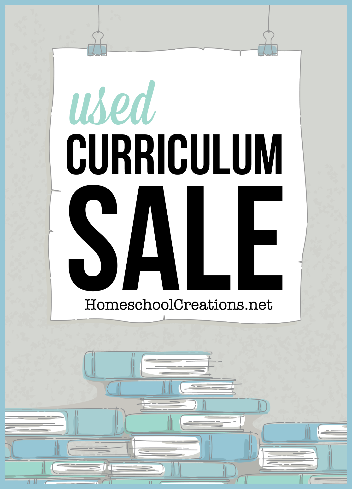 Used Homeschool Curriculum Sale